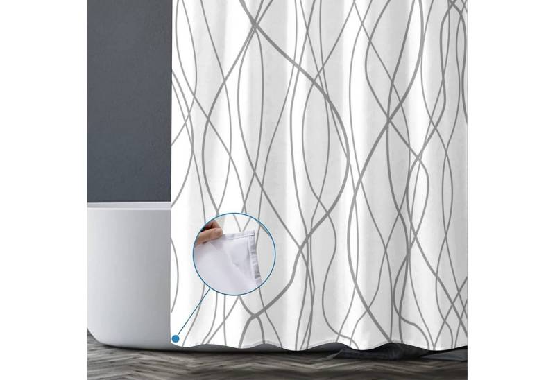M&W DAS DESIGN Duschvorhang Shower curtains Anti schimmel Waschbar 180x200 von M&W DAS DESIGN