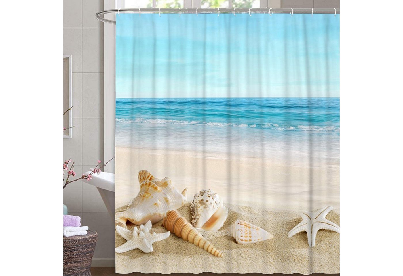 M&W DAS DESIGN Duschvorhang Shower curtains Anti schimmel Waschbar 180x200cm M&W DAS DESIGN Duschvorhang Shower curtains Anti schimmel Waschbar 180x200cm von M&W DAS DESIGN