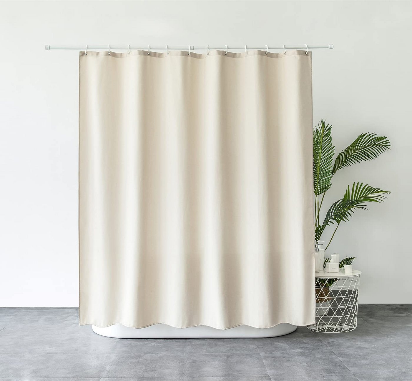 M&W DAS DESIGN Duschvorhang Shower curtains Anti schimmel Waschbar Mit gewicht Schwer Leinen beige Breite 200 cm M&W DAS DESIGN Duschvorhang Shower curtains Anti schimmel Waschbar Mit gewicht Schwer Leinen beige Breite 200 cm von M&W DAS DESIGN