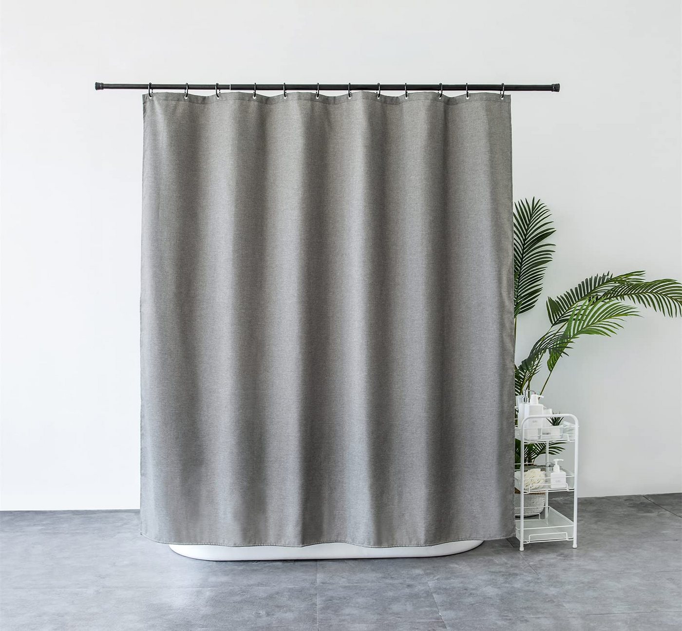 M&W DAS DESIGN Duschvorhang Shower curtains Anti schimmel Waschbar Mit gewicht Schwer Leinen grau Breite 240 cm M&W DAS DESIGN Duschvorhang Shower curtains Anti schimmel Waschbar Mit gewicht Schwer Leinen grau Breite 240 cm von M&W DAS DESIGN