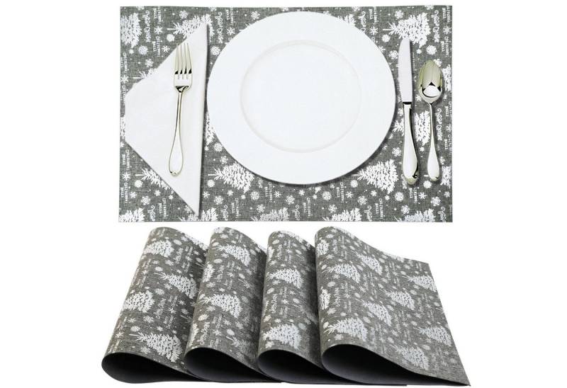 M&W DAS DESIGN Tischläufer Platzsets Tischsets Abwaschbar Zuschneidbar 30cmx45cm 4er-Set M&W DAS DESIGN Tischläufer Platzsets Tischsets Abwaschbar Zuschneidbar 30cmx45cm 4er-Set von M&W DAS DESIGN
