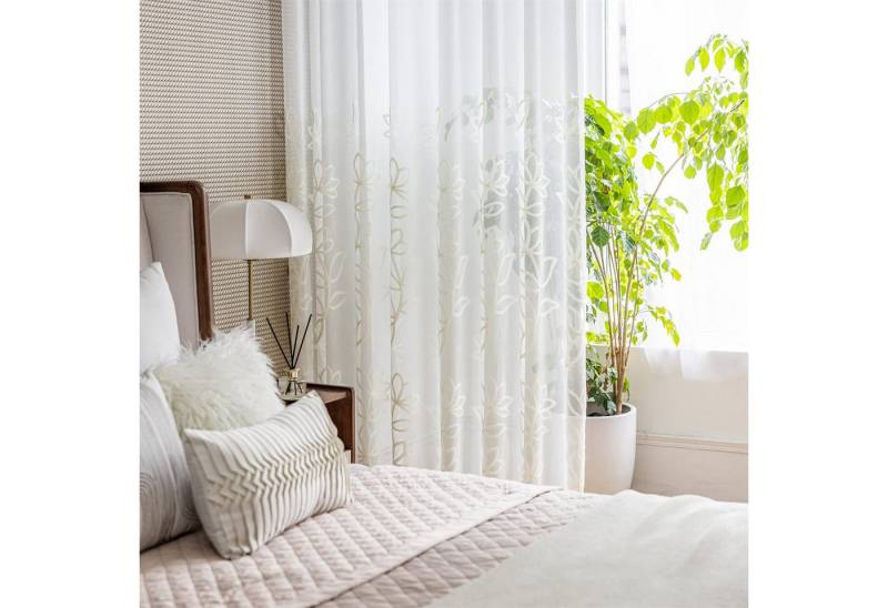 M&W DAS DESIGN Vorhang Wohnzimmer Schlafzimmer​​ Mit ösen 140Bx245H (1er), 2 für Paar von M&W DAS DESIGN