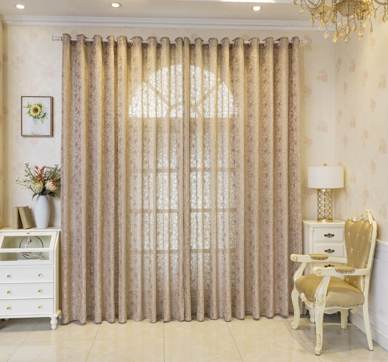 M&W DAS DESIGN Vorhang Wohnzimmer Schlafzimmer Mit ösen 140Bx245H (1er), 2 für Paar M&W DAS DESIGN Vorhang Wohnzimmer Schlafzimmer Mit ösen 140Bx245H (1er), 2 für Paar von M&W DAS DESIGN