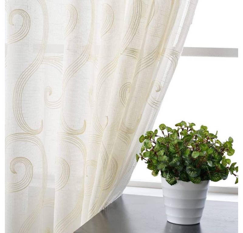 M&W DAS DESIGN Vorhang Wohnzimmer Schlafzimmer Mit ösen 140Bx245H (1er), 2 für Paar M&W DAS DESIGN Vorhang Wohnzimmer Schlafzimmer Mit ösen 140Bx245H (1er), 2 für Paar von M&W DAS DESIGN