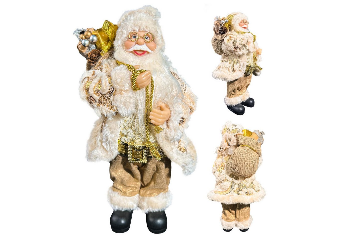 M&W DAS DESIGN Weihnachtsmann Weihnachtsmann-Figur mit Geschenksack stehende Tischdeko 32 x 18 x 8cm M&W DAS DESIGN Weihnachtsmann Weihnachtsmann-Figur mit Geschenksack stehende Tischdeko 32 x 18 x 8cm von M&W DAS DESIGN