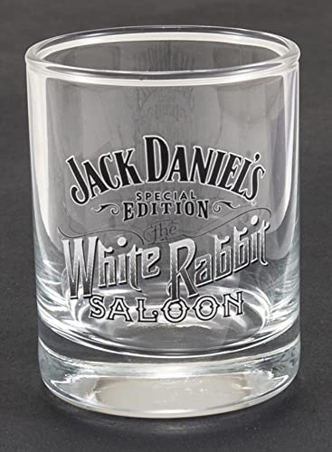 M. CORNELL IMPORTERS Jack Daniel's White Rabbit Saloon Schnapsglas, offizielles Lizenzprodukt von M. CORNELL IMPORTERS