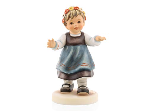M.I.Hummel 2434001 Hum 2434-Lindentanz Mädchen Figuren, Keramik, Mehrfarbig, One Size von M.I.Hummel