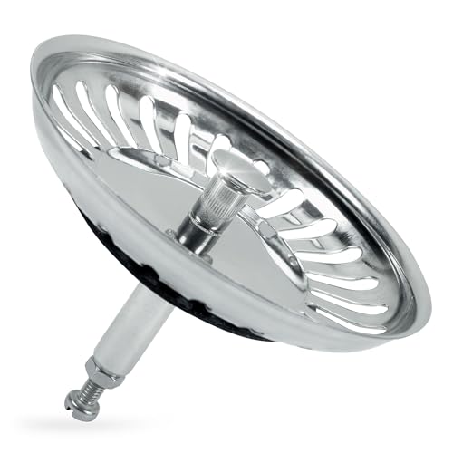 M. ROSENFELD HOME Unverzichtbares Universal Siebkörbchen Spülen - 79mm Hochwertiger Stöpsel für Jede Küchenspüle von M. ROSENFELD HOME