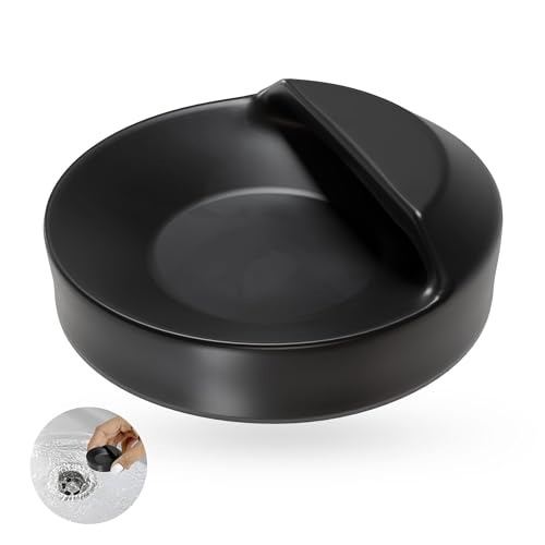 Universal Waschbeckenstöpsel und Abflussstopfen für Küchenspülen M. ROSENFELD HOME (Schwarz 46mm) von M. ROSENFELD HOME