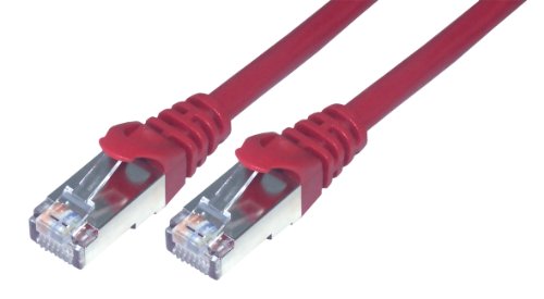 M.C.L MCL Patchkabel (CAT6 F/UTP, 1 m, Eco-Patch, rot von M.C.L