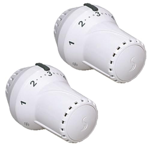 2X Cosmo Thermostatkopf o.Nullstellung f.Gewinde M30x1,5 Heimeier,MNG, ..CTON von M.H.B.