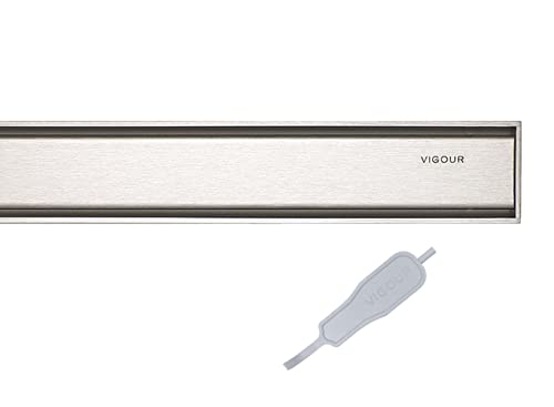 VIGOUR-SET Rostheber + Designrost individual 3.0 - Variante Edelstahl 700 mm von M.H.B.