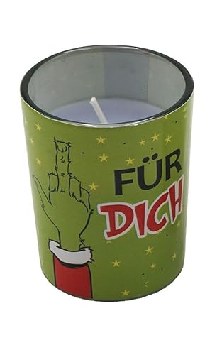 M.Kritzinger's Duftkerze im Glas "Festtags-Muffel", 5x6cm, 45g (Grün "Für Dich") von M.Kritzinger's