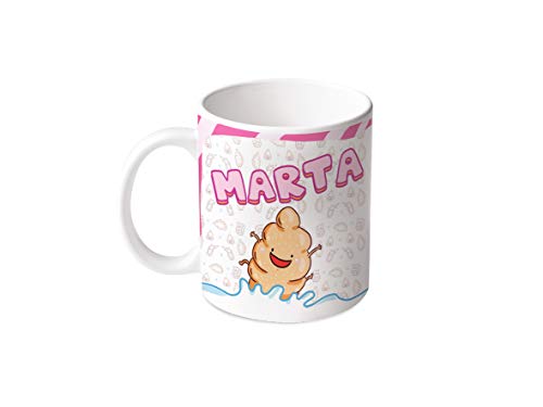 M.M. Group Becher Marta, 11 Ounces, Keramik, mehrfarbig von M.M. Group