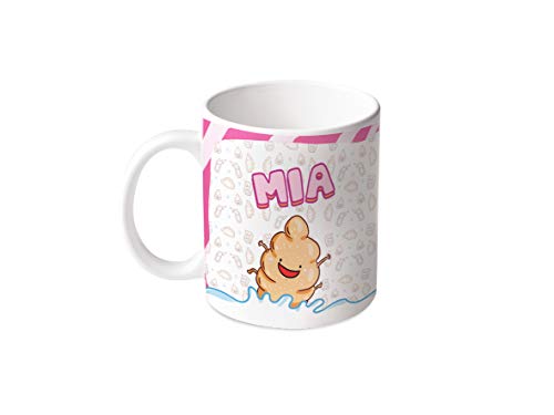 M.M. Group MIA Tasse mit Namen und Bedeutung MIA, 11 Ounces, Keramik, mehrfarbig von M.M. Group