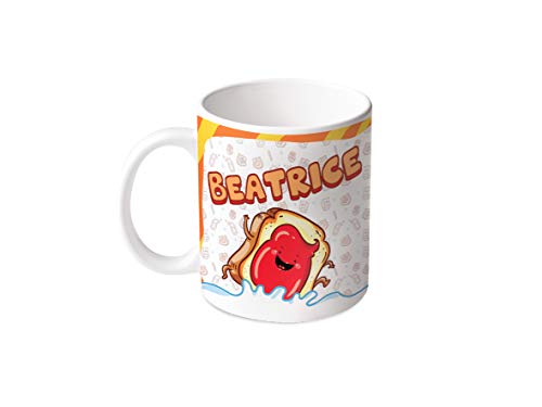 M.M. Group Tasse mit Namen und Beatrice, 11 Ounces, Keramik, mehrfarbig von M.M. Group