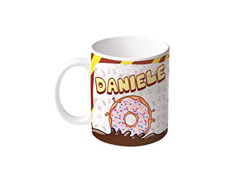 M.M. Group Tasse mit Namen und Bedeutung Daniele, 11 Ounces, Keramik, mehrfarbig von M.M. Group