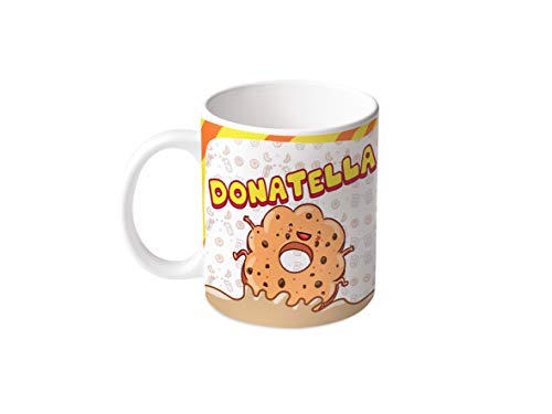 M.M. Group Tasse mit Namen und Bedeutung Donatella, 11 Ounces, Keramik, mehrfarbig von M.M. Group