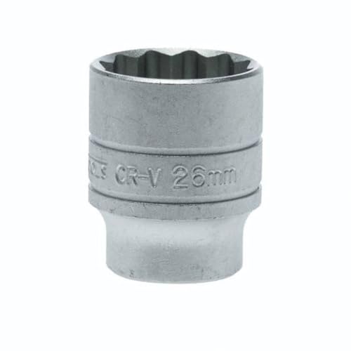 Teng M120526 26mm 1/2-inch 12-Point Socket Bi-Hexagon Drive von Teng Tools