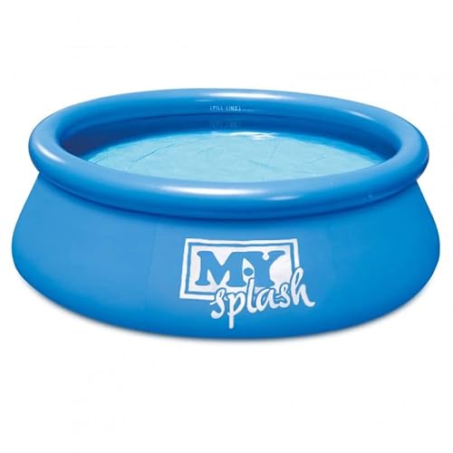 M.Y Splash 2,1 m x 66 cm Quick Set Schwimmbad für Garten, 2,1 m Schwimmbad Planschbecken von M.Y