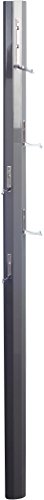 M2 Kollektion 701971 Palo Garderobe, Holz, anthrazit hochglanz, 185 x 8 x 4 cm von M2 Kollektion