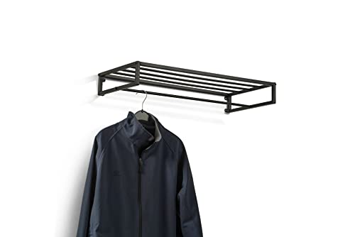 M2 Kollektion Garderobe Andorra 7 in schwarz, B/H/T = 75x10x35cm von M2 Kollektion