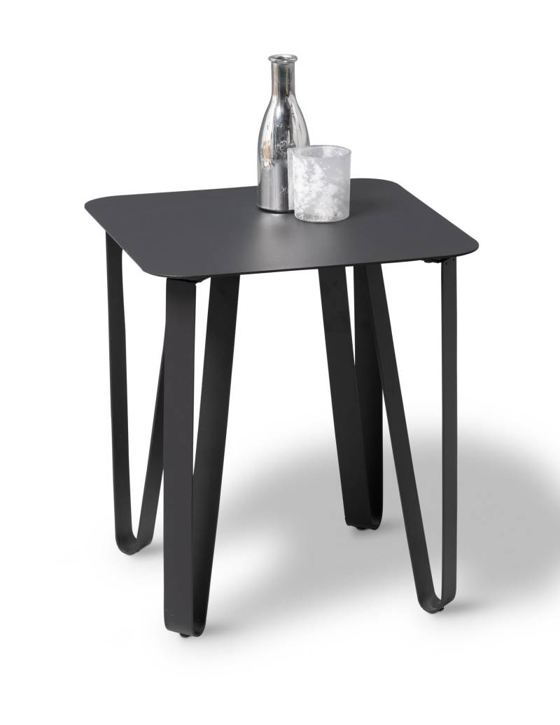 M2 Kollektion Beistelltisch EMMA ca. B40 H45 T40 cm in Deckplatte Metall schwarz M2 Kollektion Beistelltisch EMMA ca. B40 H45 T40 cm in Deckplatte Metall schwarz von M2 Kollektion