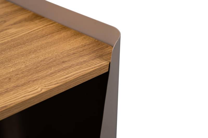 M2 Kollektion Beistelltisch SANDRO ca. B40 H48 cm in Eiche MDF Dekor von M2 Kollektion