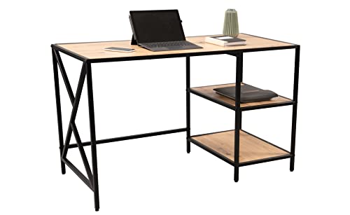 M2 Kollektion Brisbane Schreibtisch, Holzwerkstoff, Dekor Artisaneiche, 120x74x60 von M2 Kollektion