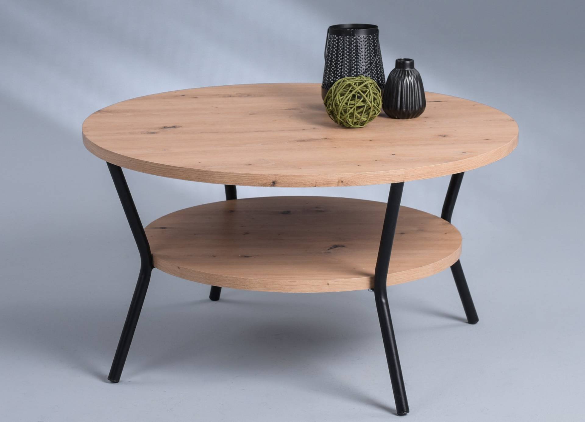 M2 Kollektion Couchtisch Aurora in Artisaneiche Dekor./Metall von M2 Kollektion