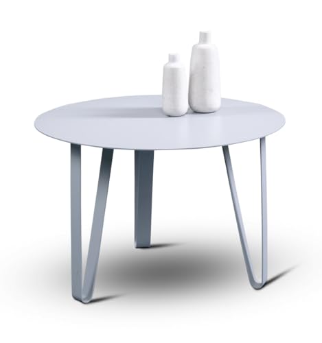 M2 Kollektion Couchtisch Emil 3",H=40cm D=60cm, Grau von M2 Kollektion