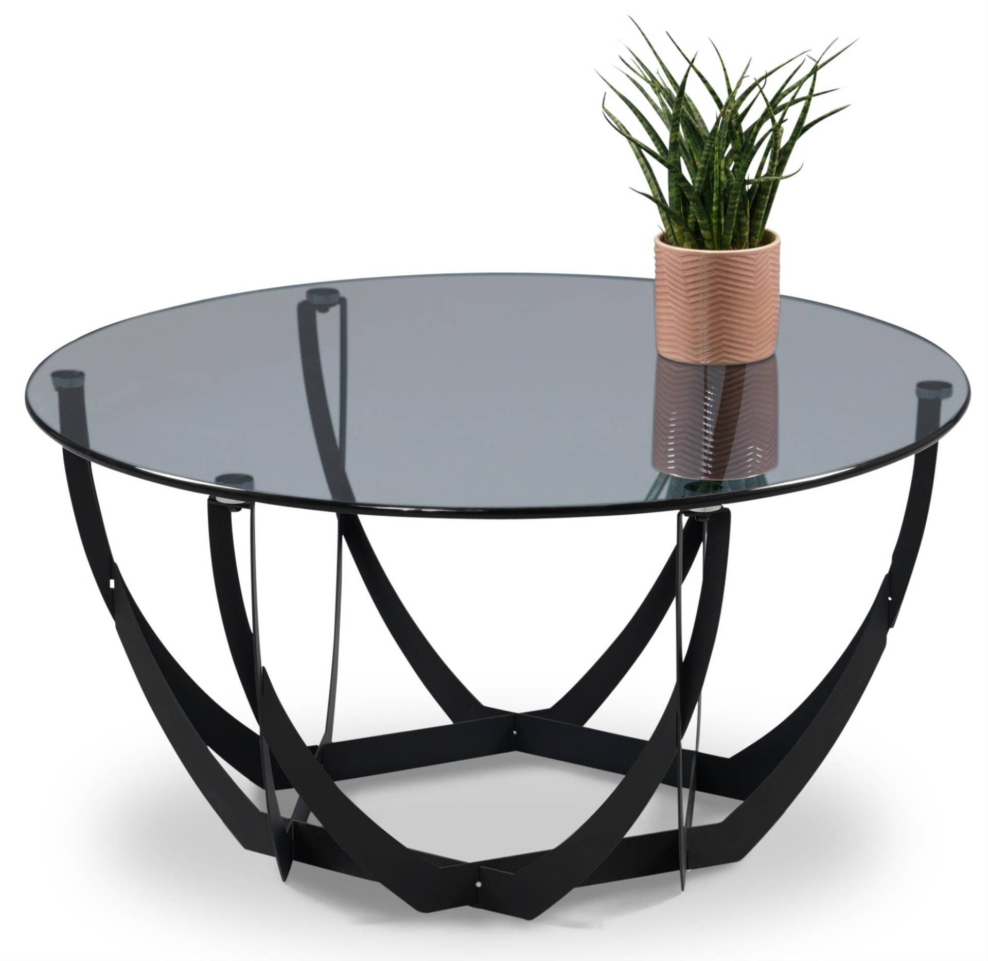 M2 Kollektion Couchtisch Maya in Tischplatte Sicherheitsglas von M2 Kollektion
