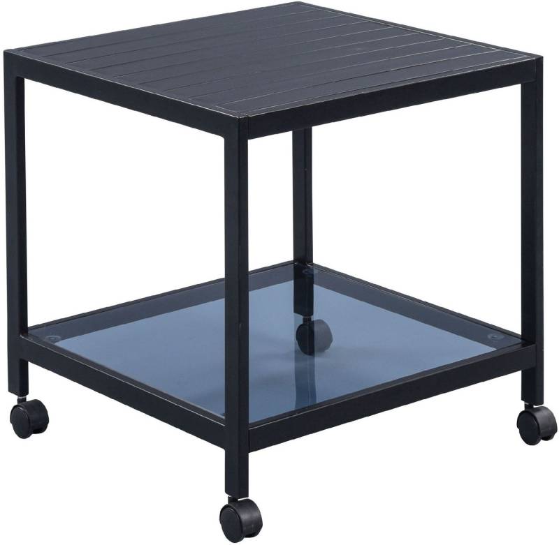 M2 Kollektion Couchtisch Tago, mit Ablage Rollbar Quadratisch Metall Sicherheitsglas 50x50x50cm M2 Kollektion Couchtisch Tago, mit Ablage Rollbar Quadratisch Metall Sicherheitsglas 50x50x50cm von M2 Kollektion