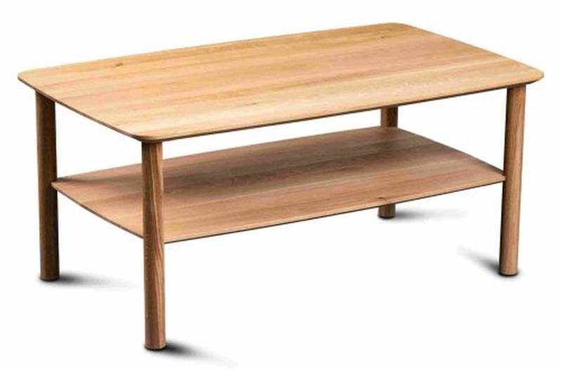 M2 Kollektion Couchtisch in Wildeiche, Massivholz - 100x45x60cm (BxHxT) von M2 Kollektion