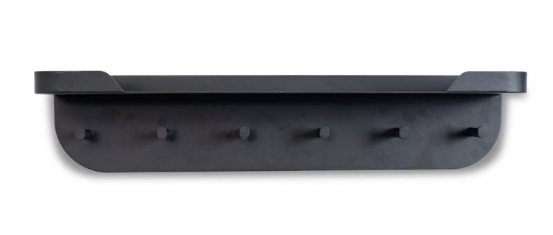 M2 Kollektion Garderobenleiste 6 Haken, 1 Boden, anthrazit, Metall - 70x12x15cm (BxHxT) von M2 Kollektion