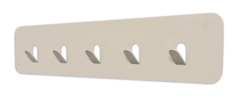 M2 Kollektion Garderobenleiste TILLY ca. B50 H10 T3 cm in Metall cremeweiß von M2 Kollektion