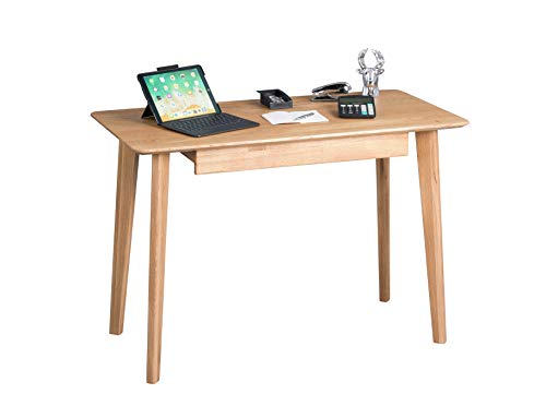 M2 Kollektion Kevin Schreibtisch/Sekretär, Holz, braun, Breite 110cm, Höhe 75cm, Tiefe 55cm von M2 Kollektion