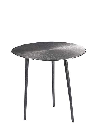 M2 Kollektion Nanda 2 Couchtisch/Beistelltisch/Tischset, Metall, grau, silber, Durchmesser, Höhe 50cm von M2 Kollektion
