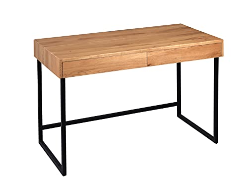 M2 Kollektion Salsa Schreibtisch, Holz, braun, schwarz, 120x75x60 cm von M2 Kollektion