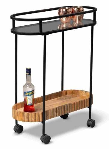 M2 Kollektion Servierwagen Jason 5", 70x86x30 cm von M2 Kollektion