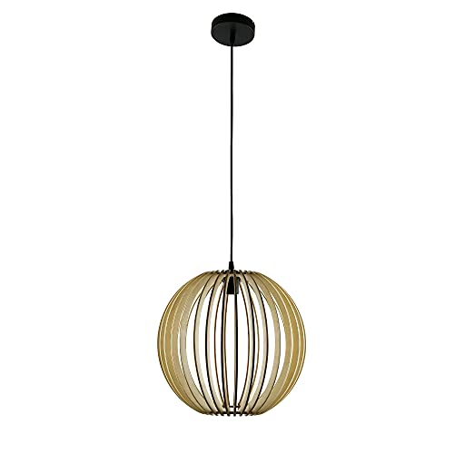M2OUTLET Pendelleuchte MOOD 20.7036.01 Ø35CM Holz von M2 OUTLET