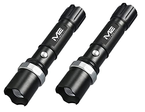 LED Taschenlampe I Tragbare Taschenlampe I Wasserfest I verschiedene Modis I für Freizeit oder Handwerk (2 Stück) von M2 TEC