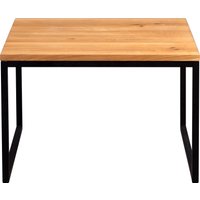Couchtisch "Sira 1" in Wildeiche massiv - B/H/T=60x43x60cm von M2