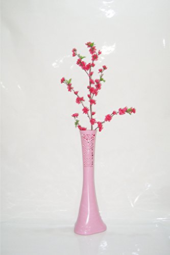 M3 Decorium 60cm Rosa Vase mit Motiv Fuchsia Frühlingszweig M3 Decorium 60cm Rosa Vase mit Motiv Fuchsia Frühlingszweig von M3 Decorium