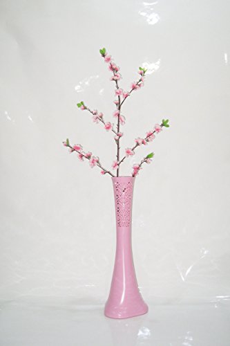 M3 Decorium 60cm Rosa Vase mit Motiv Rosa Frühlingszweig von M3 Decorium