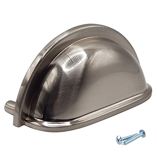 M4TEC Muschelgriff Schalengriff Möbelgriff Schubladengriff Schlafzimmer Küchenschrank Edelstahl. VD7 Serie: 76 mm BA von M4TEC