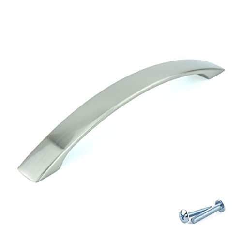 M4TEC Stangengriff Möbelgriff Schlafzimmer Schranktür Küchenschrank Bogen Bügelgriff Edelstahl. L7 Serie: 160 mm BA von M4TEC