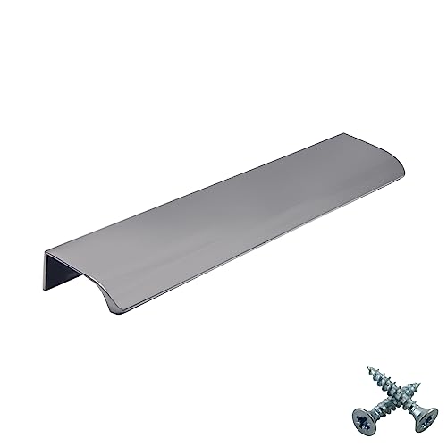 M4TEC Verdeckte Fingerzug-Griffe aus Metall Kantendesign Moderne Küchentürgriffe Schrankzuggriffe Schubladen-Ziehgriffe Schlafzimmer Bad Möbelgriffe. Serie VD3: 448 mm BA Chrom Poliert M4TEC Verdeckte Fingerzug-Griffe aus Metall Kantendesign Moderne Küchentürgriffe Schrankzuggriffe Schubladen-Ziehgriffe Schlafzimmer Bad Möbelgriffe. Serie VD3: 448 mm BA Chrom Poliert von M4TEC
