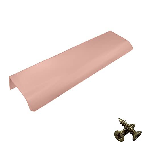 M4TEC Verdeckte Fingerzug-Griffe aus Metall Kantendesign Moderne Küchentürgriffe Schrankzuggriffe Schubladen-Ziehgriffe Schlafzimmer Bad Möbelgriffe. Serie VD3: 64 mm BA 10er Pack Roségold M4TEC Verdeckte Fingerzug-Griffe aus Metall Kantendesign Moderne Küchentürgriffe Schrankzuggriffe Schubladen-Ziehgriffe Schlafzimmer Bad Möbelgriffe. Serie VD3: 64 mm BA 10er Pack Roségold von M4TEC