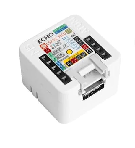 M5Stack Atom Echo – Programmierbarer Mini-Smart-Speaker mit Bluetooth, Mikrofon, Lautsprecher und RGB-LED | Ideal für IoT- und Sprachprojekte von M5Stack